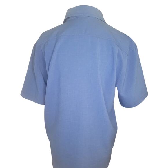 Orvis Tech Chambray Performance Shirt Men’s M Blue Stretch Outdoor Utility EUC - Picture 2 of 9